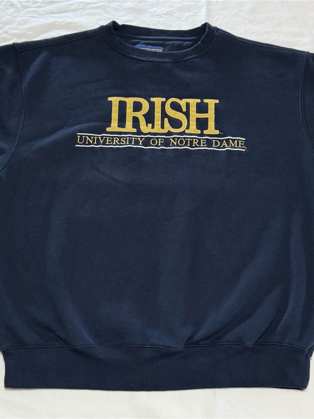Jansport Navy Crewneck Sweatshirt University of Notre Dame